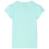 T-skjorte for barn lysemynte 116