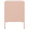 vidaXL Nattbord 2 stk rosa 36x39x50,5 cm st&aring;l