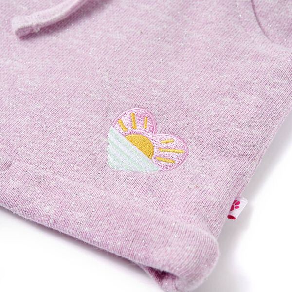 Barneshorts med snor blandet lilla 128