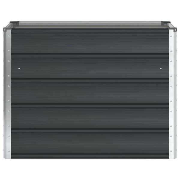 vidaXL Plantekassed Antrasitt 480 x 50 x 45 cm Galvanisert St&aring;l