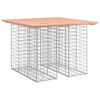 vidaXL Hagebord gabiondesign 100x102x72 cm heltre Douglas