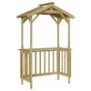 vidaXL Grillbod 133,5 x 63 x 200 cm Impregnert furu