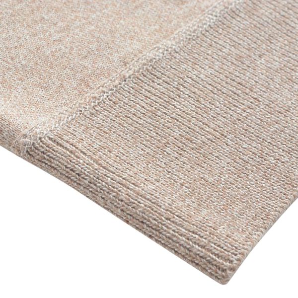 vidaXL Herregenser glidelås beige M