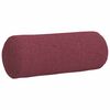 vidaXL Bolster puter 2 pcs Vinrød Ø 15 x 40 cm stoff
