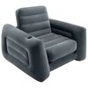 Intex Oppbl&aring;sbar stol 117x224x66 cm m&oslash;rkegr&aring;