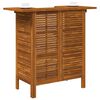 vidaXL Barbord 110x50x105 cm heltre akasie