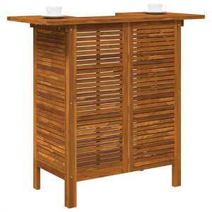 vidaXL Barbord 110x50x105 cm heltre akasie