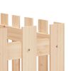 vidaXL H&oslash;ybed med gjerdedesign 200x50x70 cm heltre furu
