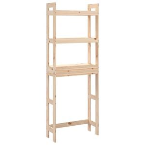 vidaXL Baderomshylle 63x26x171 cm heltre furu
