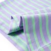 T-skjorte for barn stripedesign knallmynte 116