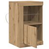 vidaXL LED sideboard Artisan Eik 41 x 37 x 67 cm Konstruert tre