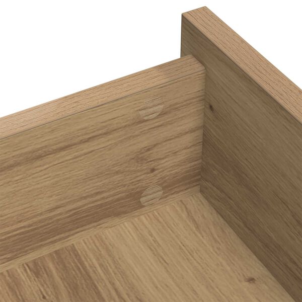 vidaXL Klebende skrue deksel 2 pcs Artisan Eik &Oslash; 20 x 0,5 mm