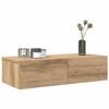 vidaXL Vegghylle med skuffer artisian eik 60x26,5x15 cm konstruert tre