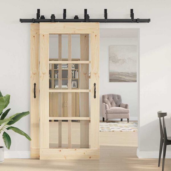 vidaXL Utstyr for skyved&oslash;r 200 cm st&aring;l svart