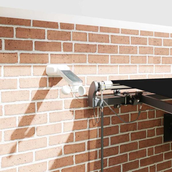 vidaXL Markiseduk med Svart 450 &times; 350 cm Polyester