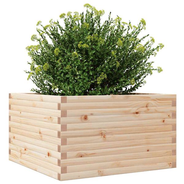 vidaXL Plantekasse 80x80x46 cm heltre furu