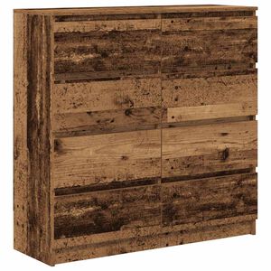 vidaXL Skjenk gammelt tre 100x35x99 cm konstruert tre