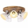 vidaXL Skrivebordslampe 25 W hvit 50x50x25 cm E27