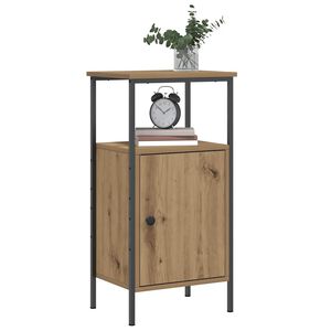vidaXL Nattbord artisan eik 41x31x80 cm konstruert tre