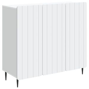 vidaXL Serviesskap Hvit 89 x 34,5 x 82 cm Konstruert tre