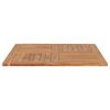 vidaXL Bordplate heltre teak kvadratisk 90x90x2,5 cm