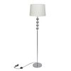 vidaXL Gulvlampe med h&oslash;yt stativ hvit