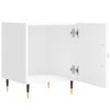 vidaXL Nattbord 2 stk hvit 40x40x50 cm konstruert tre