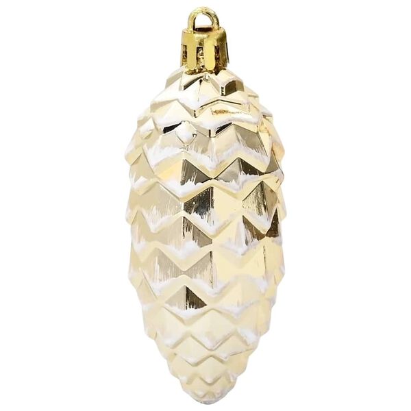 vidaXL Julefuru Kongleball 40 pcs Gull