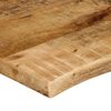 vidaXL Bordplate 70x60x3,8 cm naturlig kant grovt heltre mangotre