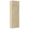 vidaXL Oppbevaringsskap sonoma eik 70x42,5x225 cm konstruert tre