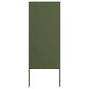 vidaXL Hageprivat skjerm Olivengr&oslash;nn 50 x 140 cm Kaldvalsest&aring;l