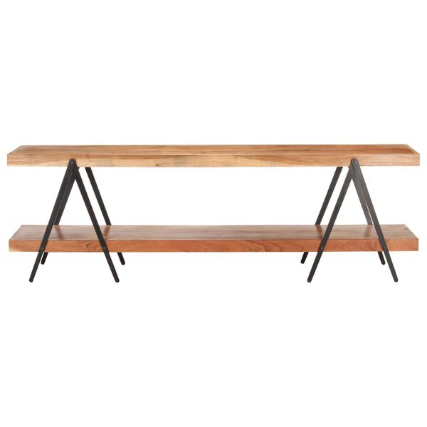 vidaXL TV-benk 160x40x50 cm heltre akasie