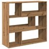 vidaXL Bokhylle/romdeler artisan eik 100x33x94,5 cm
