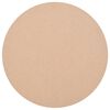 vidaXL Bordplate rund MDF 800x18 mm
