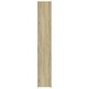vidaXL Hylle sonoma eik 30x42,5x185 cm konstruert tre