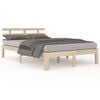 vidaXL Sengeramme heltre 180x200 cm Super King