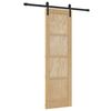 vidaXL Skyved&oslash;r Naturlig 61 x 198,5 cm Heltre furu