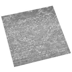 vidaXL Selvheftende Gulvplanker Betonggr&aring; 30,5 x 30,5 cm 20 stk. PVC