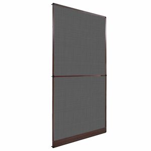 vidaXL Svingbar Insekt Skjerm Brun og svart 120 x 240 cm