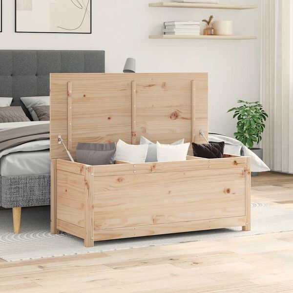 vidaXL Putekasse 110x50x45,5 cm heltre furu