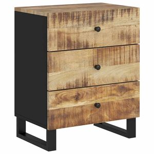 vidaXL Nattbord 50x33x62 cm heltre mango og konstruert tre