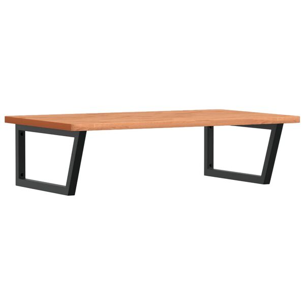 vidaXL Servanthylle veggmontert st&aring;l og heltre b&oslash;ketre