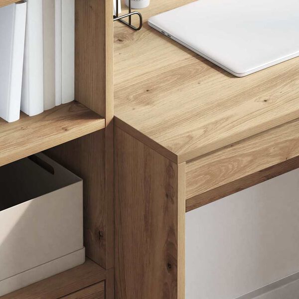 vidaXL Skrivebord Artisan Eik 100 x 50 x 76 cm