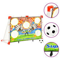 vidaXL Fotballmålsett for barn med målvegg 120x51x77,5 cm