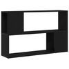 vidaXL TV-benksett 100 x 24 x 63 cm Svart Konstruert tre