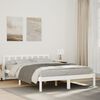 vidaXL Ekstra lang sengeramme uten madrass hvit 160x210 cm heltre furu