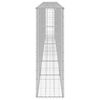 vidaXL Gabion med dekker galvanisert st&aring;l 300x30x100 cm