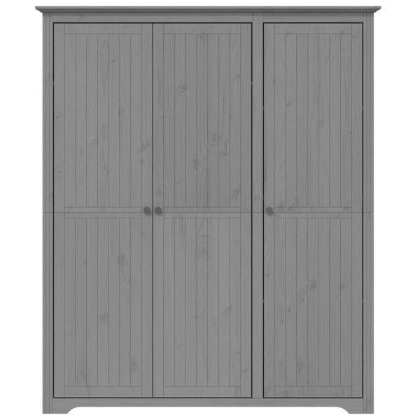 vidaXL Garderobe BODO gr&aring; 146x53,5x173 cm heltre furu