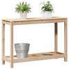 vidaXL Pottebord med hylle 108x35x75 cm heltre furu