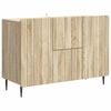 vidaXL Serviesskap Sonoma eik 89 x 34,5 x 62 cm Konstruert tre